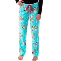 Rudolph The Red Nosed Reindeer Soft Touch Fleece Plush Juniors Pajama Pants -Style Haven Shop GUEST 28cc1072 d1a3 4690 b3c7 6eb99e3d077e
