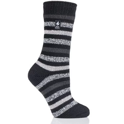 Women's Rosebud Multi Twist Stripe Crew Socks 4 Women's Rosebud Multi Twist Stripe Crew Socks - Image 2