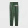 Adult's Peanuts Graphic Joggers - Dark Green