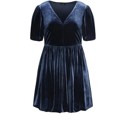 Women's Plus Size Ada Dress - Metal | CITY CHIC 4 Women's Plus Size Ada Dress - Metal | CITY CHIC - Image 2