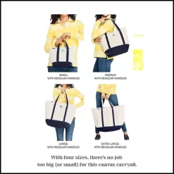 Lands' End Medium Print 5 Pocket Open Top Canvas Tote Bag 6 Lands' End Medium Print 5 Pocket Open Top Canvas Tote Bag -Style Haven Shop GUEST 2b442255 f0e1 4740 80fa f2b502b935ae