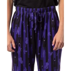 Wednesday Addams Women's Nevermore Academy Allover Print Sleep Pajama Pants Purple -Style Haven Shop GUEST 2be06893 5e80 4611 b53a 71153da69fc0