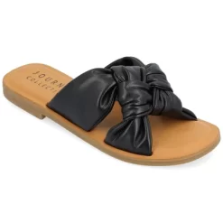 Journee Collection Womens Kianna Tru Comfort Foam Slide Puffy Flat Sandal -Style Haven Shop GUEST 2c078b86 6a50 47d3 bec7 b3194d6e3847
