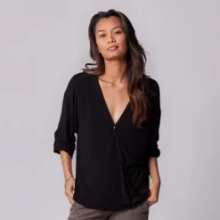 Of An Origin Maternity & Nursing Wrap Blouse