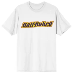 Half-Baked Colored Logo Crew Neck Short Sleeve Women's White T-shirt -Style Haven Shop GUEST 305a7440 c243 4e10 b159 07bfb5186204