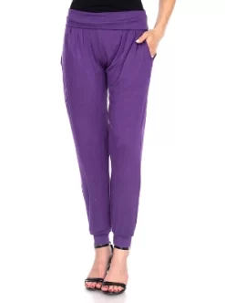 Women's Harem Pants - White Mark -Style Haven Shop GUEST 3097bd3a d35f 41dd bc8e c7a318c3f583