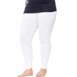 Women's One Size Fits Most Plus Size Super-Stretch Solid Leggings - One Size Fits Most Plus - White Mark -Style Haven Shop GUEST 310b2a59 2c1b 48fc b153 085bde0c12d7