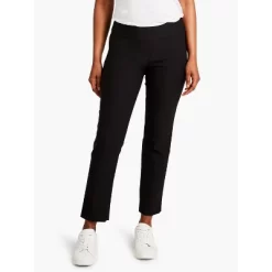 NIC+ZOE Women's Ankle Wonderstretch Pant Black Onyx Size 0