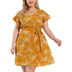 Agnes Orinda Women's Plus Size Floral Tie Waist Outfits Dresses 13 Agnes Orinda Women's Plus Size Floral Tie Waist Outfits Dresses -Style Haven Shop GUEST 33db7c5e 5549 4456 98ab 7fe038bcbf91
