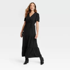 Women's Short Sleeve A-Line Maxi Dress - Knox Rose™ -Style Haven Shop GUEST 34409d8a 1fe7 4f2a a013 4ae5a732989b