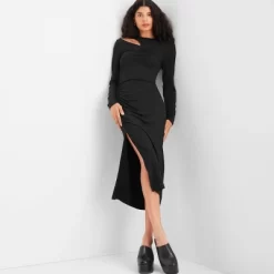 Women's Long Sleeve Cut-Out Draped Midi Dress - Future Collective™ With Reese Blutstein -Style Haven Shop GUEST 34b43065 4cf3 4b50 91a7 98c4d1e4f31c