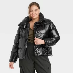 Women's Short Relaxed Puffer Jacket - A New Day™ -Style Haven Shop GUEST 34d22ce0 da74 4e7f 9318 41b8efde4256