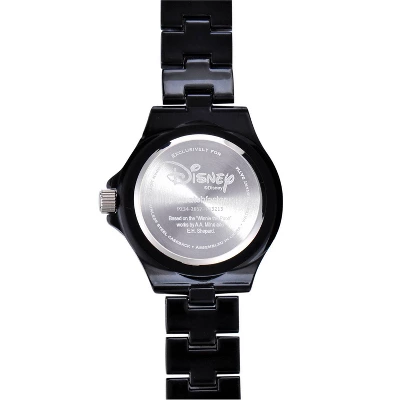 Women's Disney Winnie Enamel Sparkle Watch - Black 5 Women's Disney Winnie Enamel Sparkle Watch - Black - Image 3