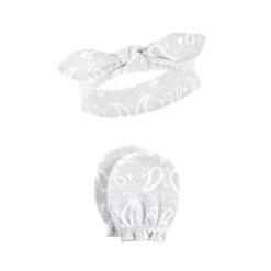 Hudson Baby Infant Girl Cotton Headband And Scratch Mitten Set, Pink Bandana, 0-6 Months -Style Haven Shop GUEST 34f353e9 f362 4c1e b298 fa76cbdfda90