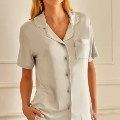 Womens Soft Knit Jersey Pajamas Lounge Set, Short Sleeve Top And Shorts With Pockets 17 Womens Soft Knit Jersey Pajamas Lounge Set, Short Sleeve Top And Shorts With Pockets -Style Haven Shop GUEST 35b314fd af7c 404d bf86 c5db0b779862