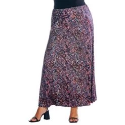 Womens Plus Size Abstract Floral A Line Maxi Skirt -Style Haven Shop GUEST 3618d439 66c6 4edb 8a8e 3a81408aac75