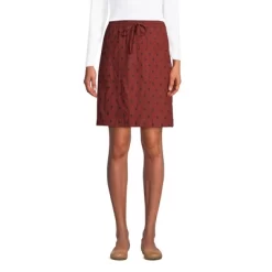 Lands' End Women's High Rise Elastic Waist Pull On Soft Cotton Blend Skort -Style Haven Shop GUEST 36ea0974 4e52 485f bbcd d24ab7995f10