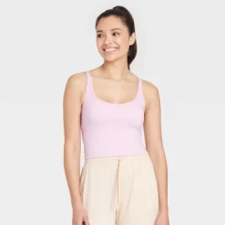 Women's Light Support Brushed Strappy Crop Sports Bra - All In Motion™ -Style Haven Shop GUEST 38e08c45 a33e 49e8 879f 0a56ebc16e7a