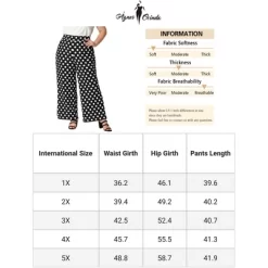 Agnes Orinda Women's Plus Size Formal Palazzo Polka Dots Wide Leg High Rise Wide Leg Pants 12 Agnes Orinda Women's Plus Size Formal Palazzo Polka Dots Wide Leg High Rise Wide Leg Pants -Style Haven Shop GUEST 39fb07f1 b694 469d ac3a 4e9b720f6e2e