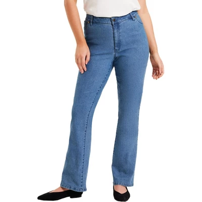 June + Vie By Roaman's Women’s Plus Size June Fit Bootcut Jeans 7 June + Vie By Roaman's Women’s Plus Size June Fit Bootcut Jeans - Image 5