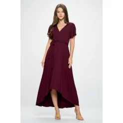 WEST K Women's Georgia Faux Wrap Dress With High-Low Hem And Tie Waist 35 WEST K Women's Georgia Faux Wrap Dress With High-Low Hem And Tie Waist -Style Haven Shop GUEST 3b1edbe0 59ed 49ff 9305 c1aa36247ced