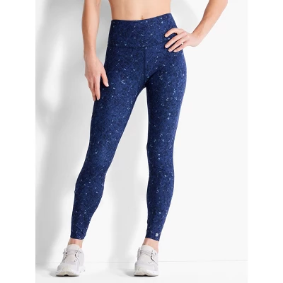 NIC + ZOE Spotted Blues Flexfit Full Length Legging 3 NIC + ZOE Spotted Blues Flexfit Full Length Legging