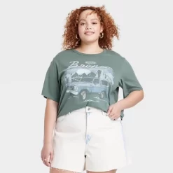 Women's Ford Bronco Short Sleeve Graphic T-Shirt - Green -Style Haven Shop GUEST 3b89587f 4a76 41bd 913f 4aaa09f5f462