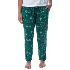 Harry Potter Womens' Hogwarts House Sleep Jogger Pajama Pants-All Houses -Style Haven Shop GUEST 3beee48a 8bf9 4b0b 9da4 de260390e750