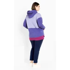 Women's Plus Size Tahlia Hoodie - Purple | AVENUE LEISURE -Style Haven Shop GUEST 3d9a363c 1dff 4ada a123 b5d0a5f5aecc