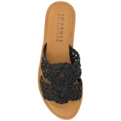 Journee Collection Womens Lissia Tru Comfort Foam Slip On Slide Flat Sandals -Style Haven Shop GUEST 3d9bb983 72ac 458d aaa7 531feb3c901e