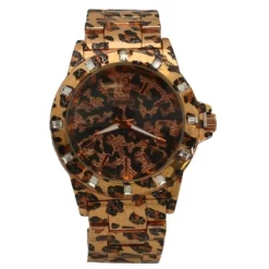OLIVIA PRATT WOMENS ANIMAL PRINT METAL WATCH -Style Haven Shop GUEST 3e0cf831 2265 4e70 bd04 59ab44a298e5