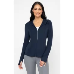 Yogalicious - Women's Slim Fit Hooded Track Jacket 40 Yogalicious - Women's Slim Fit Hooded Track Jacket -Style Haven Shop GUEST 3e90ae00 2a29 483a 9083 ddf96981ebce