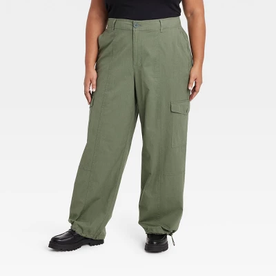 Women's High-Rise Utility Cargo Pants - Ava & Viv™ 7 Women's High-Rise Utility Cargo Pants - Ava & Viv™ - Image 5