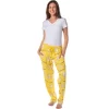 Bananya Women's Bananya Cat And Title All Over Print Lounge Pajama Pants