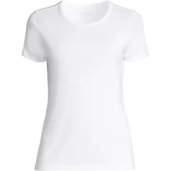 Lands' End Women's Cotton Rib Short Sleeve Crewneck T-shirt 24 Lands' End Women's Cotton Rib Short Sleeve Crewneck T-shirt -Style Haven Shop GUEST 3f6829a4 30ad 4426 9c83 5e622bd551f0
