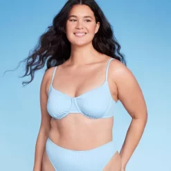Women's Ribbed Underwire Bralette Bikini Top - Wild Fable™ -Style Haven Shop GUEST 416a3e9c 9135 418d ba9a 9d34c53faf19