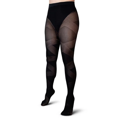 LECHERY Woman's Zig-Zag Tights 4 LECHERY Woman's Zig-Zag Tights - Image 2