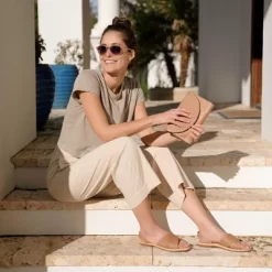 Nisolo Sustainable Women's All-Day Cross Strap Sandal -Style Haven Shop GUEST 4216912f b9d7 46ce 912a 5dcf302a7b46