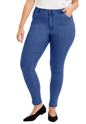 June + Vie By Roaman's Women’s Plus Size Curvie Fit Skinny Jeans 9 June + Vie By Roaman's Women’s Plus Size Curvie Fit Skinny Jeans - Image 7