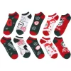 A Christmas Story Ralphie Inspired 5-Pack Ankle No-Show Socks For Men And Women Multicoloured