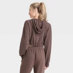 Women's Waffle Full Zip Hoodie - All In Motion™