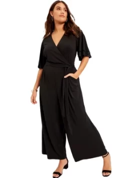 June + Vie By Roaman's Women’s Plus Size Wide-Leg Jumpsuit -Style Haven Shop GUEST 43a0e0ae cabe 4b3f b42e 3efe0958c0d8