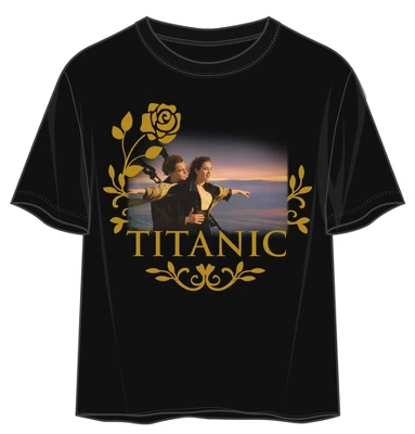 Titanic Jack & Rose Trust Crew Neck Short Sleeve Women's Black Crop T-shirt 8 Titanic Jack & Rose Trust Crew Neck Short Sleeve Women's Black Crop T-shirt - Image 6