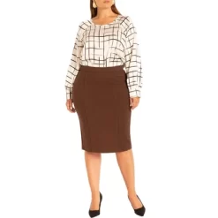 ELOQUII Women’s Plus Size The Ultimate Stretch Suit Pencil Skirt -Style Haven Shop GUEST 4427d075 5ddc 4d7a 8aca 9e64ea26350b