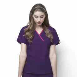 Wink Charlie-Women's Y-Neck Fashion Scrub Top 31 Wink Charlie-Women's Y-Neck Fashion Scrub Top -Style Haven Shop GUEST 450ba2cd 6aa8 48a6 babe 490e5c207552