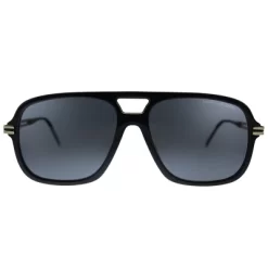 Marc Jacobs MARC 415/S 2M2 Unisex Aviator Sunglasses Black Gold 56mm