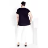 Women's Plus Size Butter Denim Pull On Jean White - Tall | AVENUE