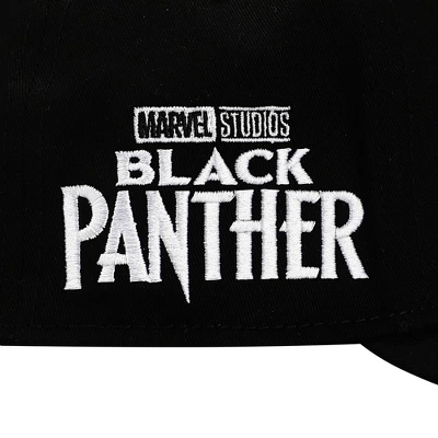 Marvel Black Panther Logo Elite Flex Black Snapback Hat 5 Marvel Black Panther Logo Elite Flex Black Snapback Hat - Image 3