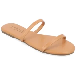 Journee Collection Womens Adyrae Tru Comfort Foam Slide Flat Sandals -Style Haven Shop GUEST 46a7635b 307a 4ec4 af05 0dbbae695062