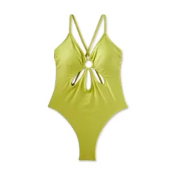 Women's Ring Front Cut Out One Piece Swimsuit - Wild Fable™ Green -Style Haven Shop GUEST 4769e5c8 178f 4a82 9bd1 80f8cdd2413b